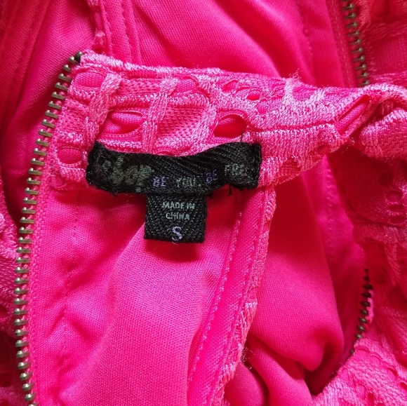 Bebop pink lace overlay skaters dress - Picture 5 of 7